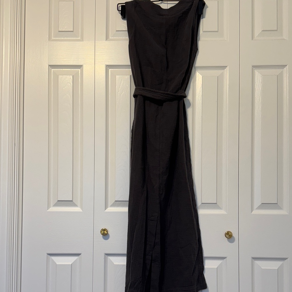 Faherty Charcoal Guaze dress szXS. NWT A12 - Picture 4 of 5